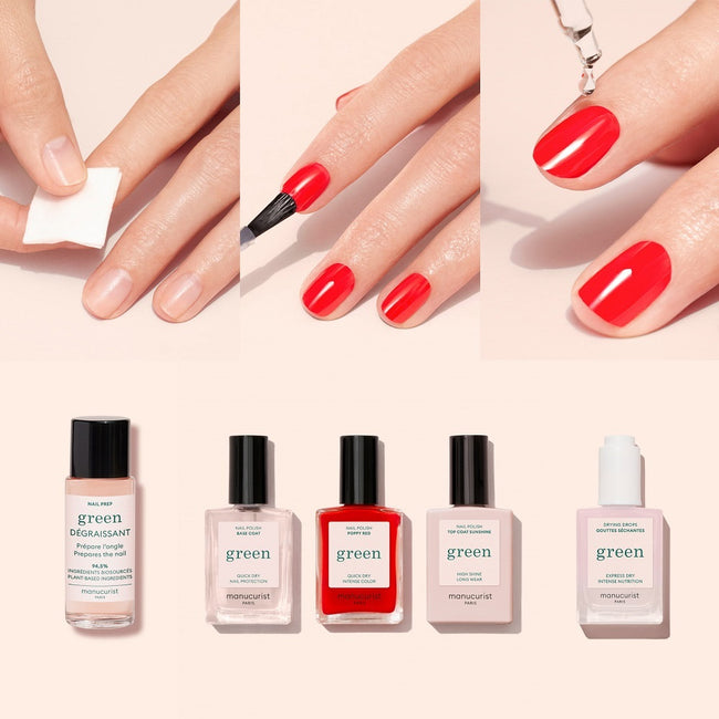 Manucurist Green™ Manicure System zestaw upominkowy do manicure Poppy Red