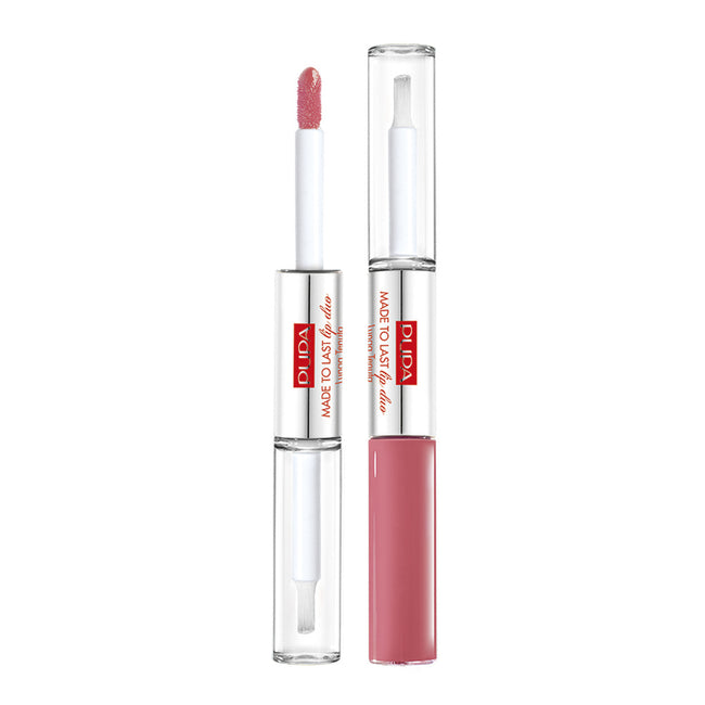 Pupa Milano Made To Last Lip Duo wodoodporna pomadka w płynie i błyszczyk  2x4ml
