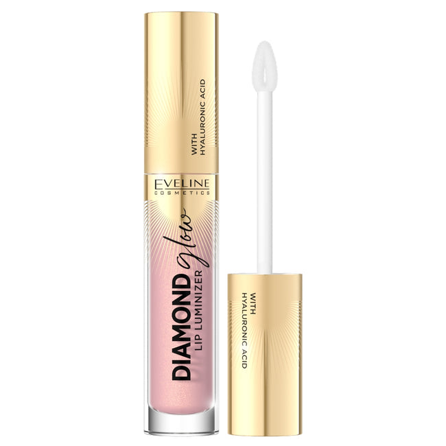 Eveline Cosmetics Diamond Glow Lip Luminizer błyszczyk do ust z kwasem hialuronowym