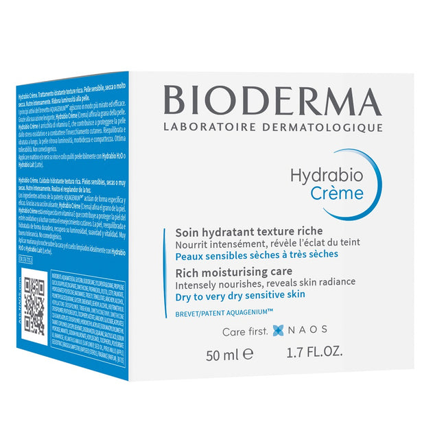 Bioderma Hydrabio Creme bogaty krem głęboko nawilżający do twarzy 50ml