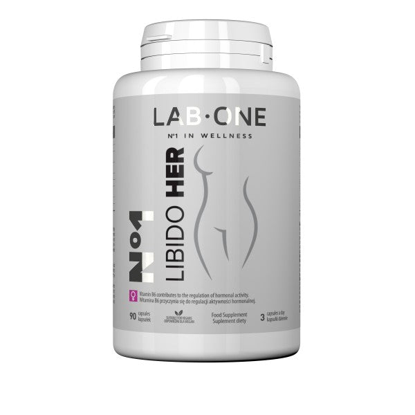 LAB ONE N°1 Libido Her suplement diety wspierający libido kobiet 90 kapsułek