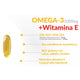 Progress Labs Omega 3 + Witamina E 1000mg No GMO suplement diety 90 kapsułek miękkich