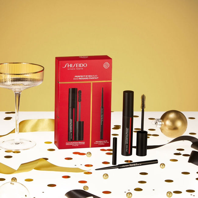 Shiseido Perfect Eyes Duo zestaw tusz do rzęs 11.5ml + kremowy eyeliner 0.08g