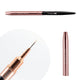 Excellent PRO Master Brush pędzelek do zdobień 3mm Pink & Black
