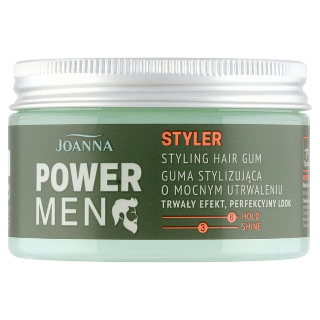 Joanna Power Men Styler guma stylizująca o mocnym utrwaleniu 100g