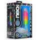 Blush Neo Elite Rainbow Rave dildo świecące w ciemności 16.5cm