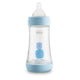 Chicco Perfect5 butelka antykolkowa ze smoczkiem silikonowym przepływ średni 2m+ Boy 240ml