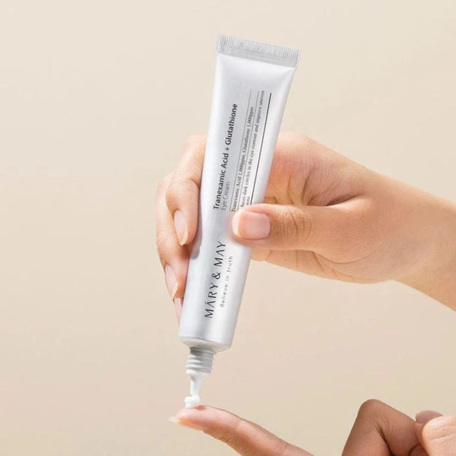 Mary&May Tranexamic Acid + Glutathione Eye Cream rozjaśniający krem pod oczy 12g