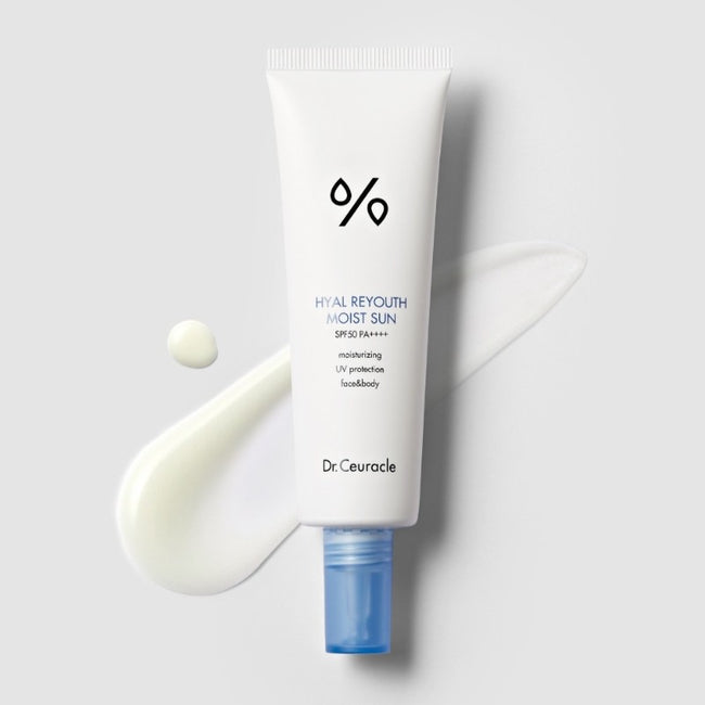 Dr. Ceuracle Hyal Reyouth Moist Sun SPF50/PA++++ silnie nawilżający krem przeciwsłoneczny 50ml