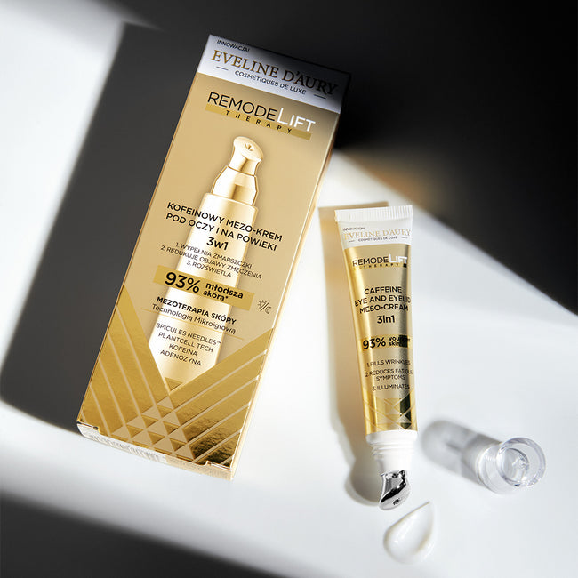 Eveline Cosmetics Eveline d'Aury Remodelift Therapy kofeinowy mezo-krem pod oczy 3w1 15ml