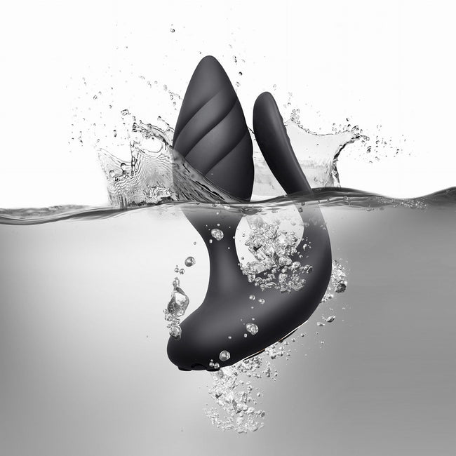 Rocks-Off Cocktail wibrator dla par Black
