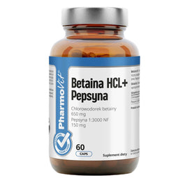 Pharmovit Betaina HCL + Pepsyna suplement diety 60 kapsułek