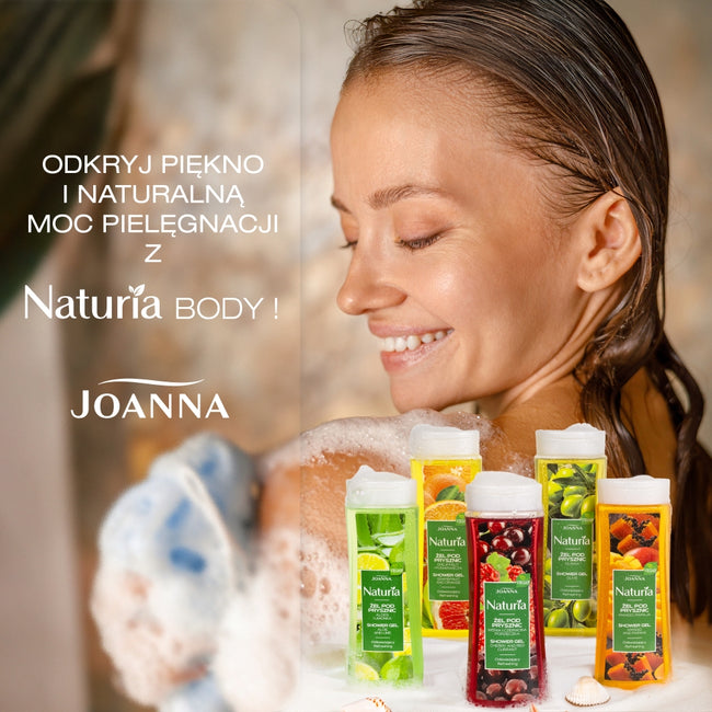 Joanna Naturia żel pod prysznic wiśnia i czerwona porzeczka 300ml