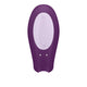 Satisfyer Double Joy Partner Vibrator wibrator dla par sterowany aplikacją Violet
