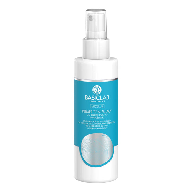 BasicLab Micellis primer tonizujący do skóry suchej i wrażliwej 150ml