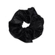 Sister Young Lilu satynowa gumka do włosów scrunchie Black
