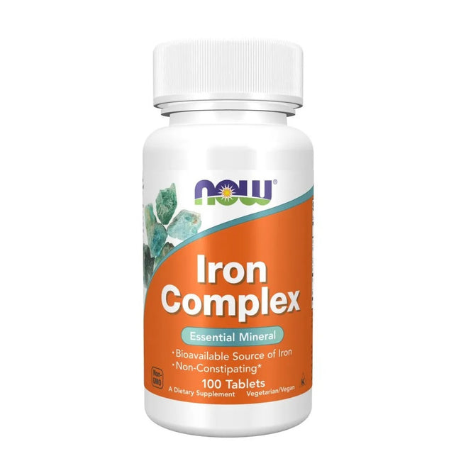 Now Foods Iron Complex suplement diety 100 tabletek