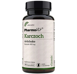 Pharmovit Karczoch Artichoke 4:1 400 mg suplement diety 90 kapsułek