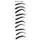 Delia Eyebrow Expert szablony do brwi 10szt