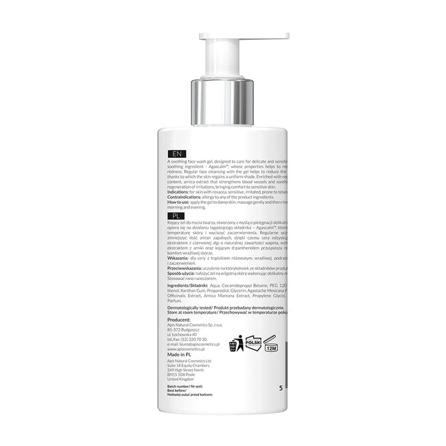APIS Rosacea-Stop żel do mycia twarzy kojąco-łagodzący 300ml
