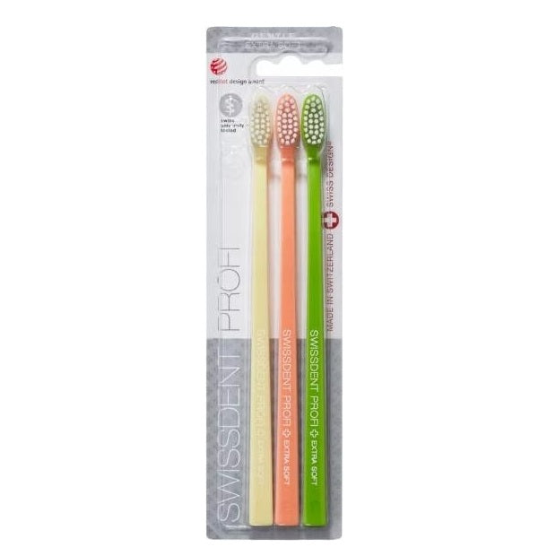 Swissdent Profi Gentle Extra Soft szczoteczka do zębów 2szt+1szt