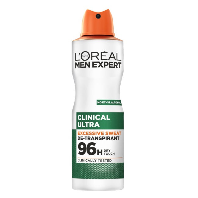 L'Oreal Paris Men Expert Clinical Ultra 96H antyperspirant w sprayu 150ml