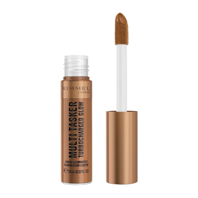 Rimmel Multi Tasker Turbocharged Glow rozświetlający bronzer w płynie