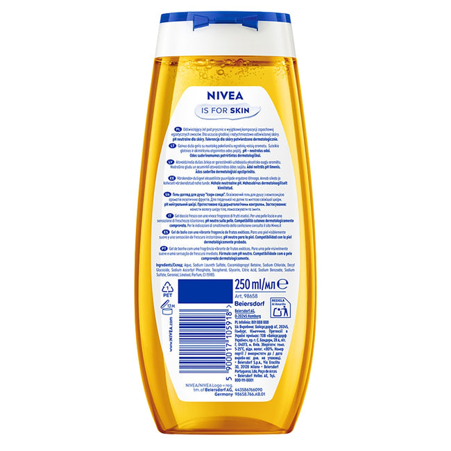 Nivea Solar Sparks odświeżający żel pod prysznic 250ml