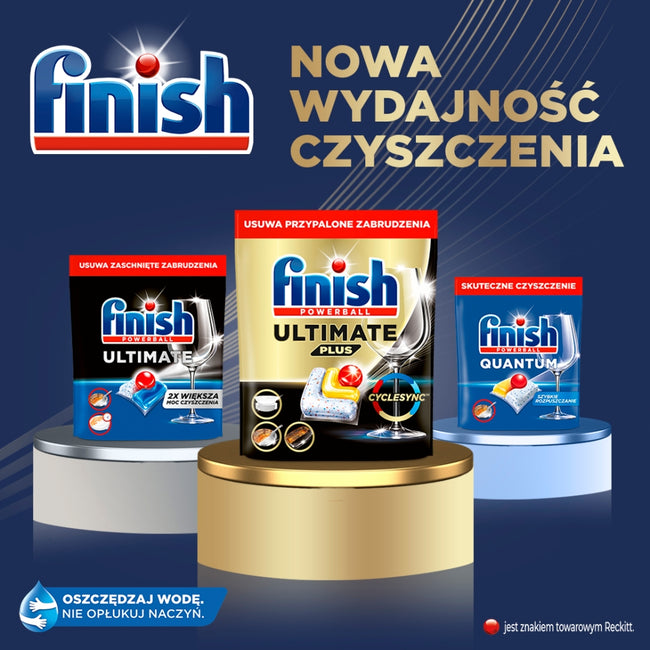 Finish Ultimate Fresh kapsułki do mycia naczyń w zmywarce 40szt