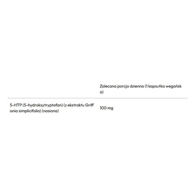 Now Foods 5-HTP 100mg 5-hydroksytryptofan suplement diety 120 kapsułek
