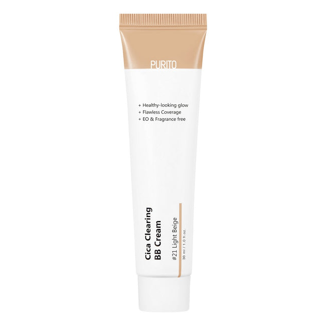 PURITO Cica Clearing BB Cream regenerujący krem BB z wąkrotą azjatycką