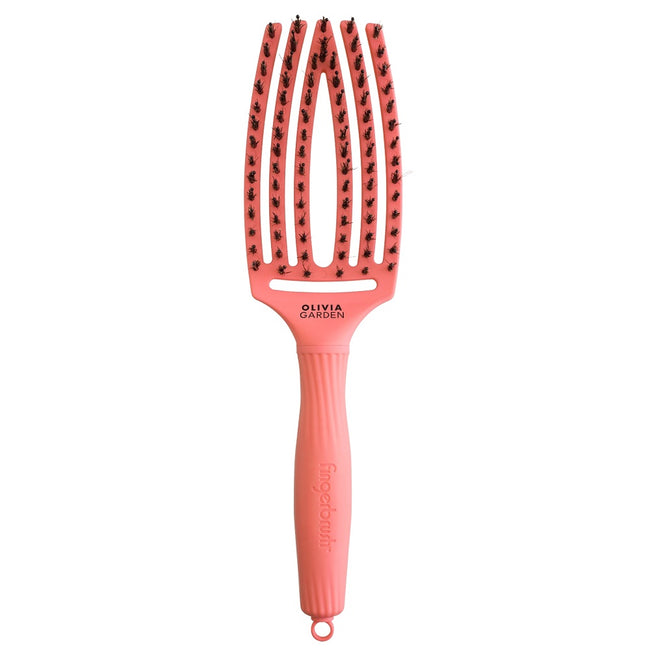 Olivia Garden FingerBrush I'm Perfection Combo Medium szczotka do rozczesywania włosów Radiant Peach