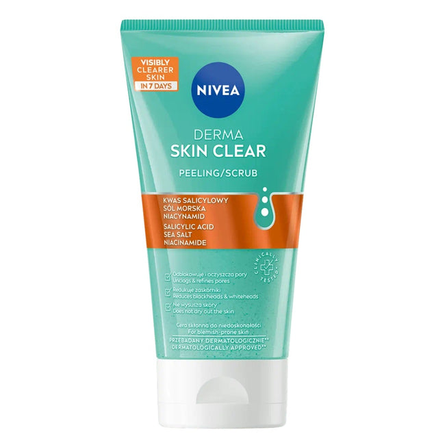 Nivea Derma Skin Clear peeling przeciw niedoskonałościom 150ml