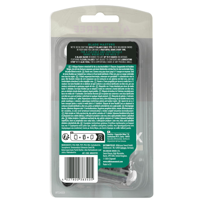 Wilkinson Xtreme3 Sensitive maszynka do golenia z 3 ostrzami 6szt