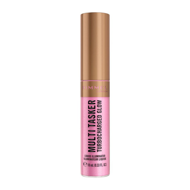 Rimmel Multi Tasker Turbocharged Glow rozświetlający róż w płynie