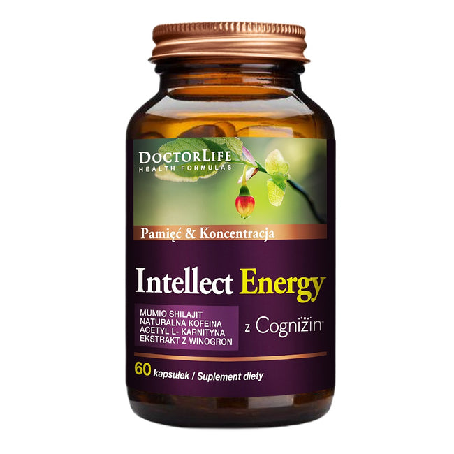 Doctor Life Intellect Energy suplement diety 60 kapsułek