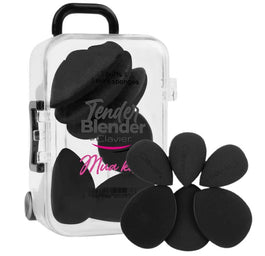 Clavier Tender Blender Mua Kit zestaw mini gąbek do makijażu w walizeczce Czarny 6szt.