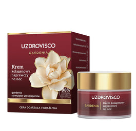 UZDROVISCO Gardenia krem kolagenowy naprawczy na noc 50ml
