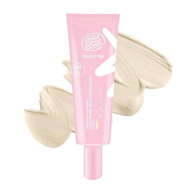 Face Boom Tinted Glow Hydrator lekki fluid rozświetlający