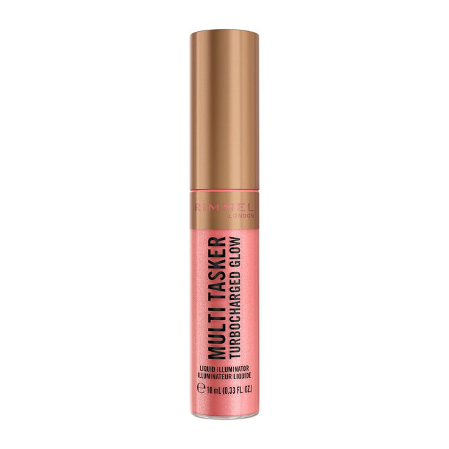 Rimmel Multi Tasker Turbocharged Glow rozświetlający róż w płynie