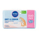 Nivea Baby Soft & Cream chusteczki biodegradowalne 2x57szt