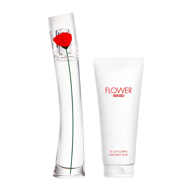 Kenzo Flower by Kenzo zestaw woda perfumowana spray 30ml + mleczko do ciała 75ml