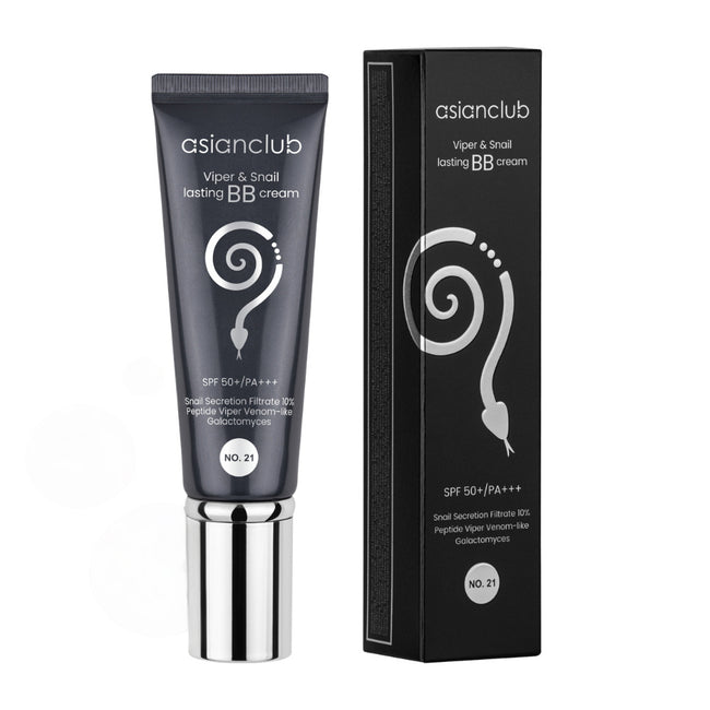 AsianClub Viper & Snail Lasting BB Cream SPF50+/PA+++ wielofunkcyjny krem BB