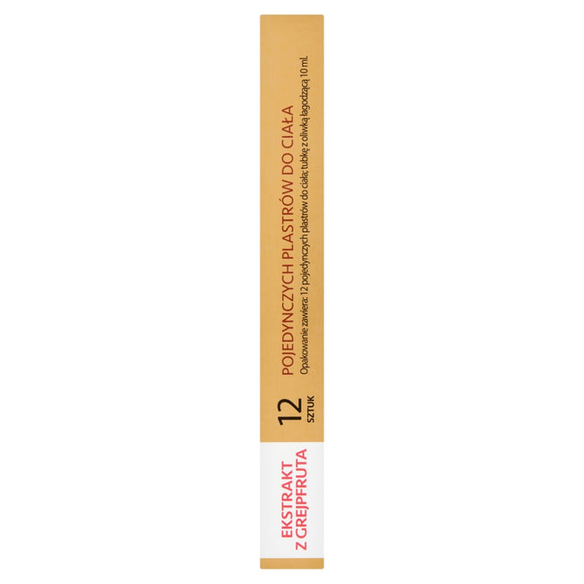 Joanna Sensual plastry do depilacji ciała do skóry suchej Ekstrakt z Grejpfruta 12szt + tubka z oliwką łagodzącą 10ml