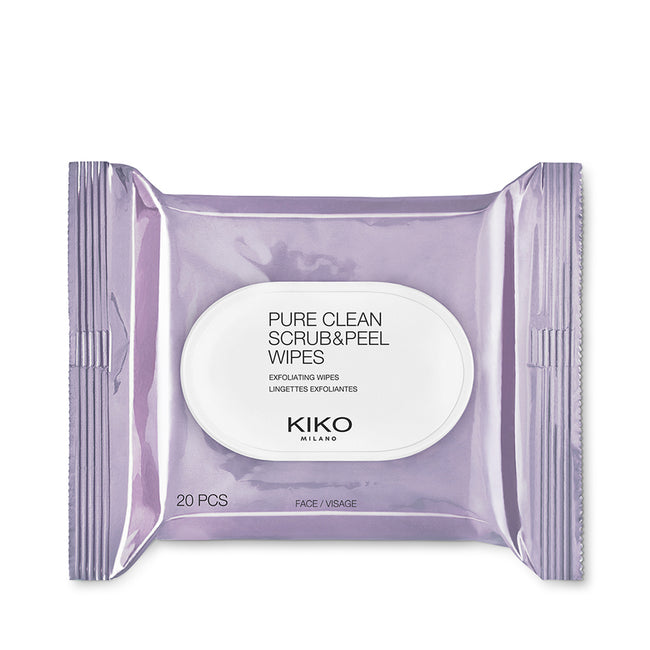 KIKO Milano Pure Clean Scrub & Peel chusteczki złuszczająco-odświeżające do twarzy 20szt
