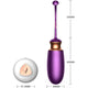 B-Series Fox Vibrating Silicone Love EGG jajko wibracyjne z pilotem Purple