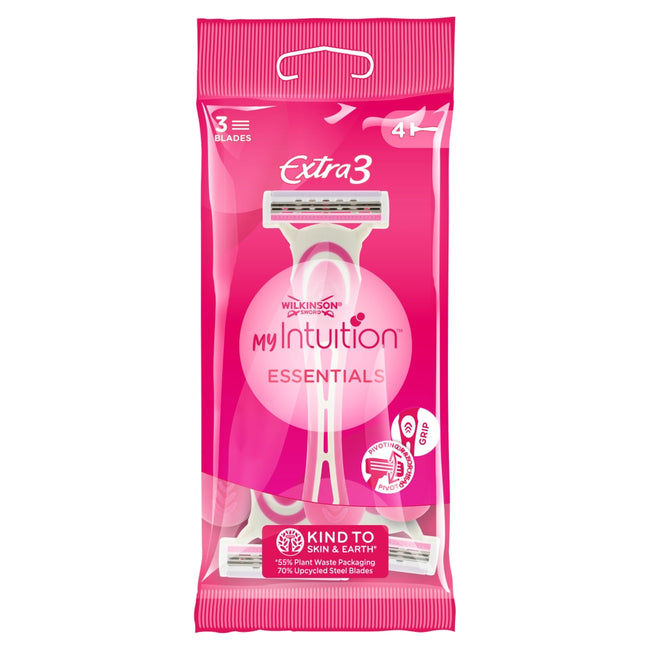 Wilkinson My Intuition Extra3 Essentials jednorazowe maszynki do golenia dla kobiet 4szt