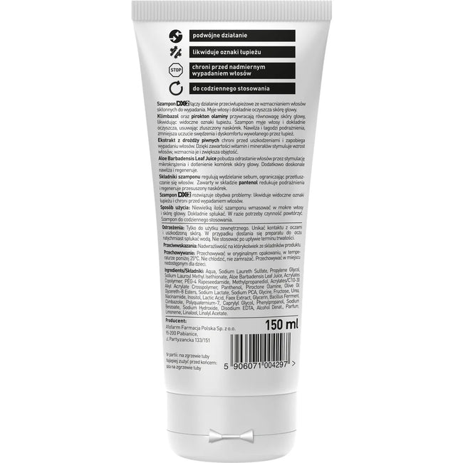 DX2 Szampon dla mężczyzn przeciwłupieżowy + przeciw wypadaniu włosów 150ml