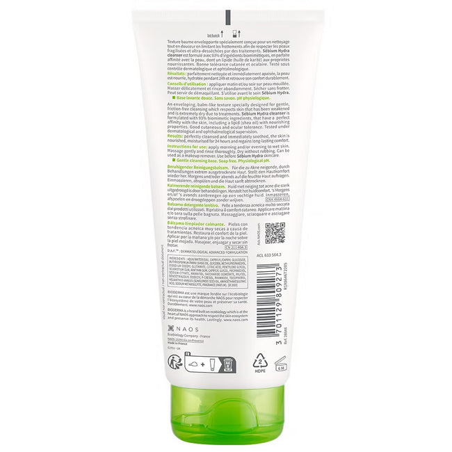 Bioderma Sebium Hydra Cleanser oczyszczająca emulsja 200ml