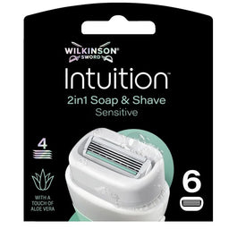 Wilkinson Intuition Sensitive wkłady z 4 ostrzami 6szt